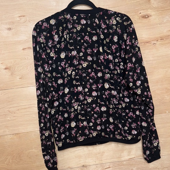 Maurices Black Floral Jacket - Picture 5 of 5